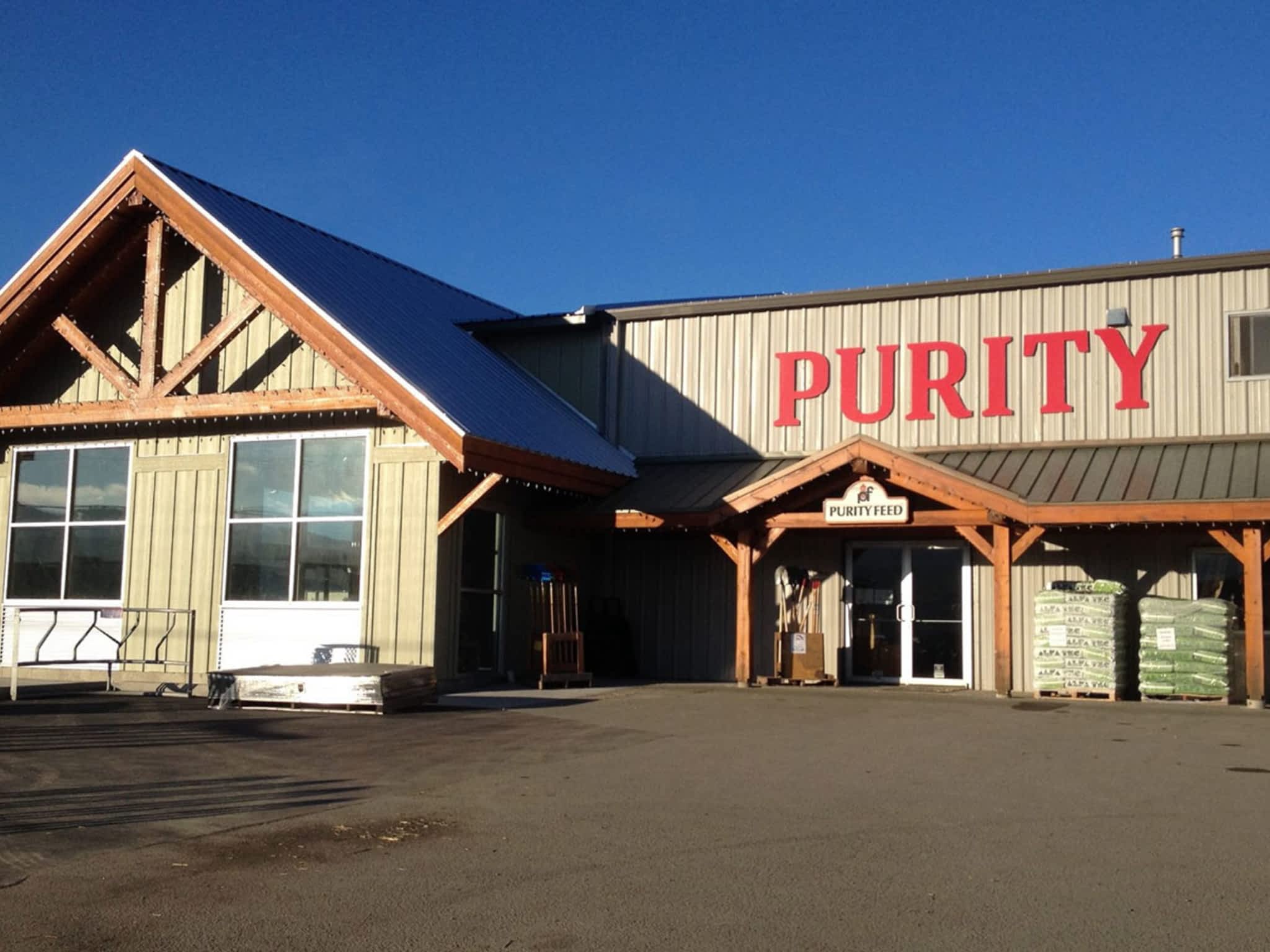 Purity Feed Farm & Garden Centre Kamloops, BC 471 Okanagan Way