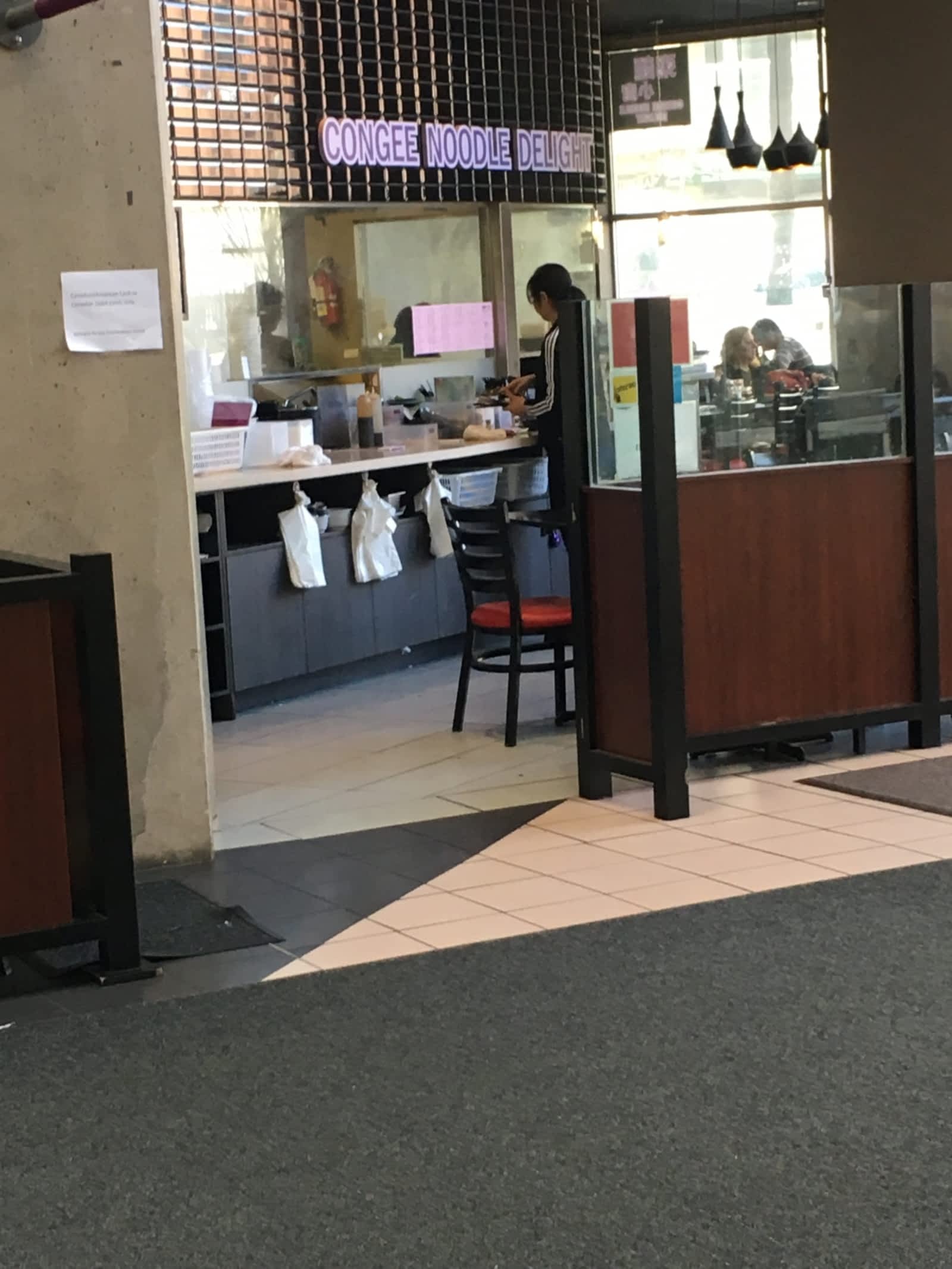 Congee Noodle Delight Menu, Hours & Prices 102188 Pender St W