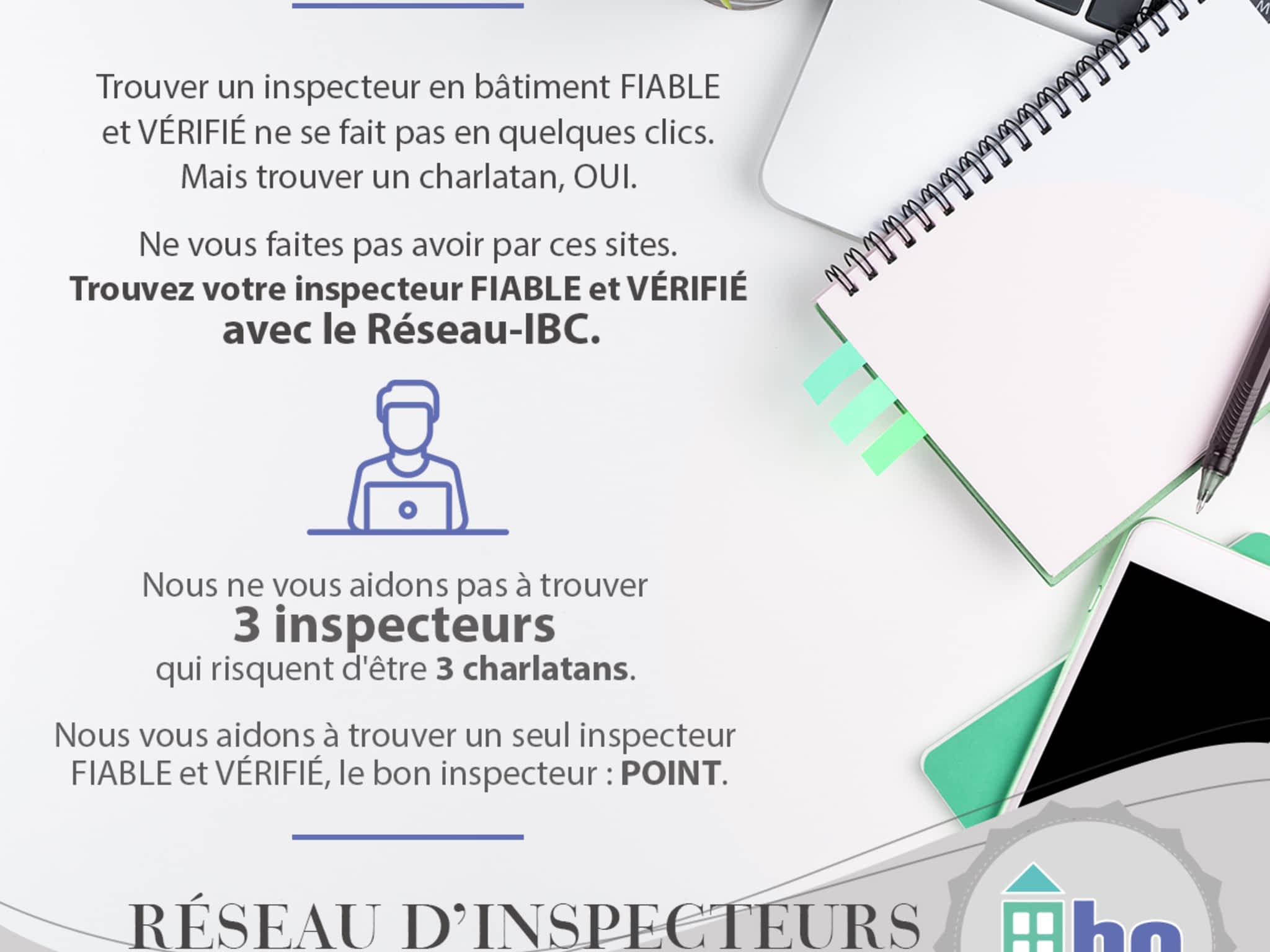 photo Réseau-IBC Inspecteurs en Bâtiments Certifiés