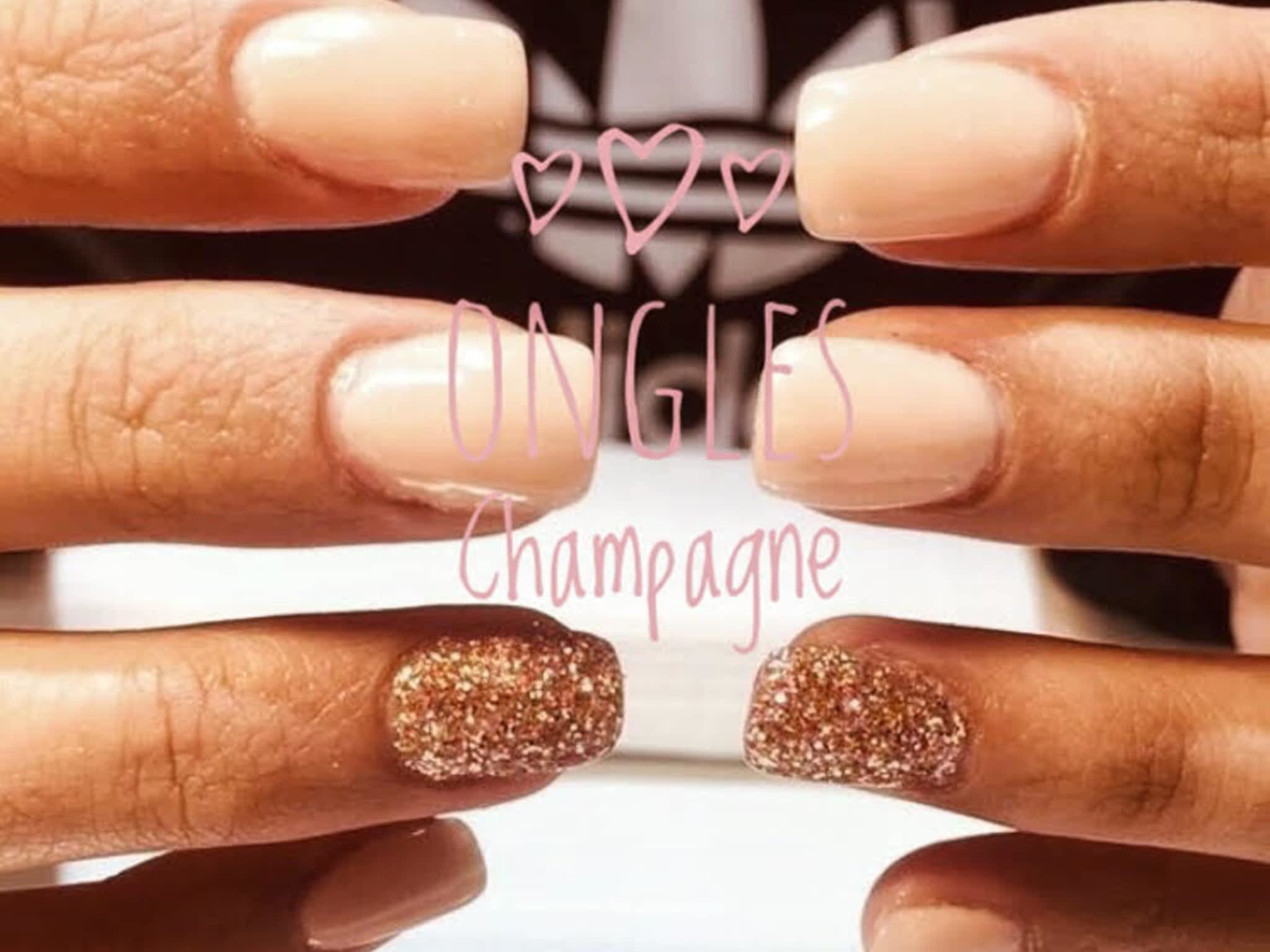 photo Ongles Champagne