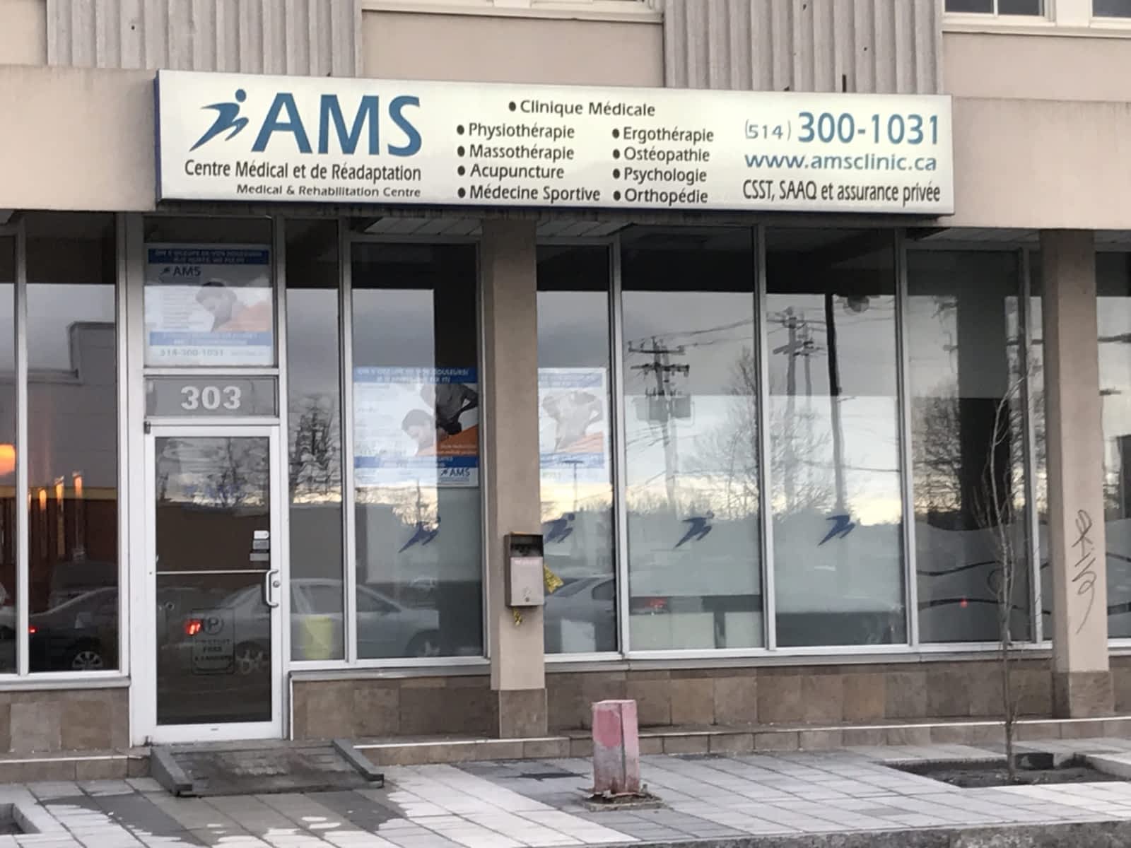 Centre Médical Et De Réadaptation AMS Opening Hours 303 av Dorval