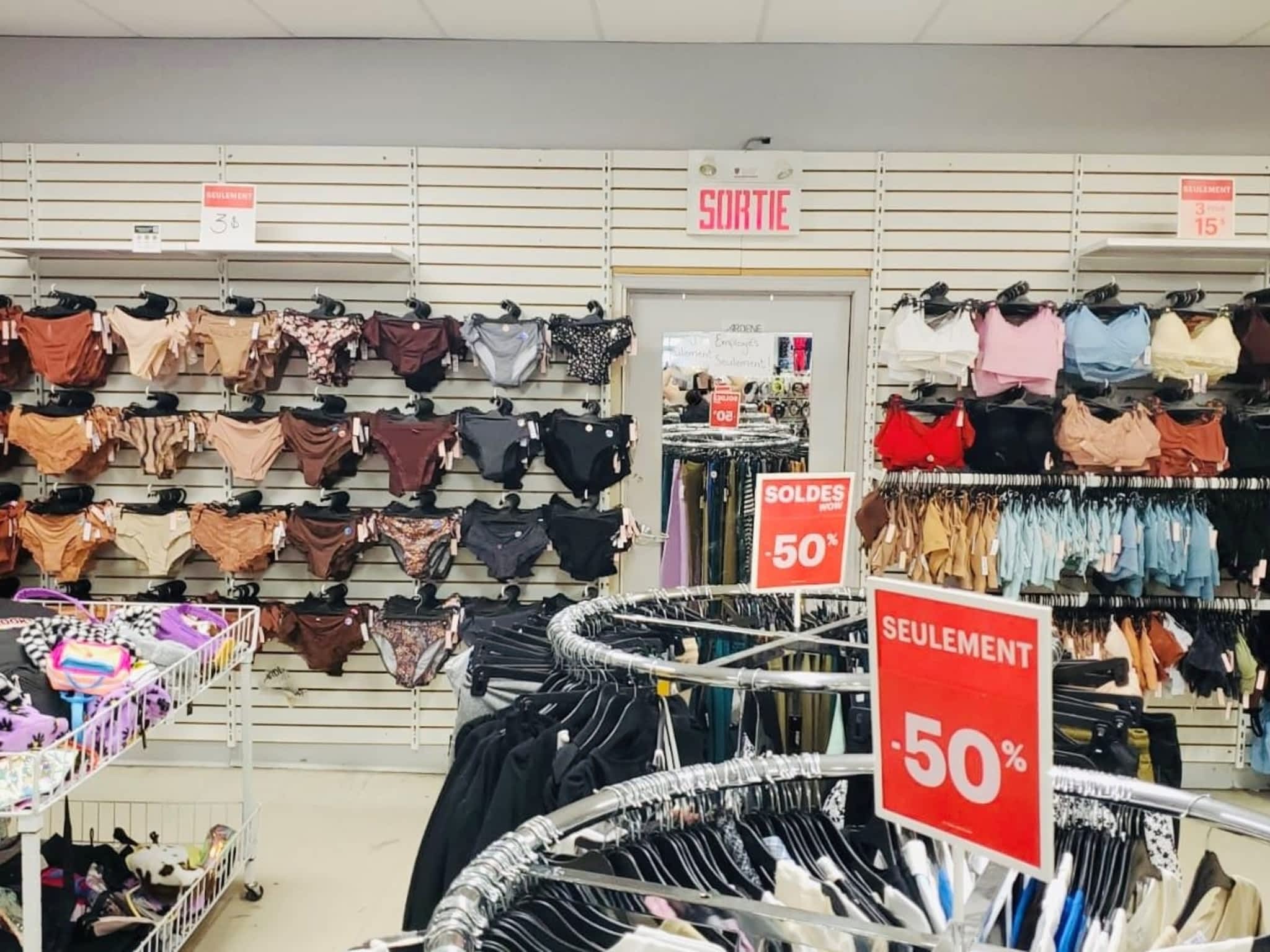 photo Ardene magasin de liquidation