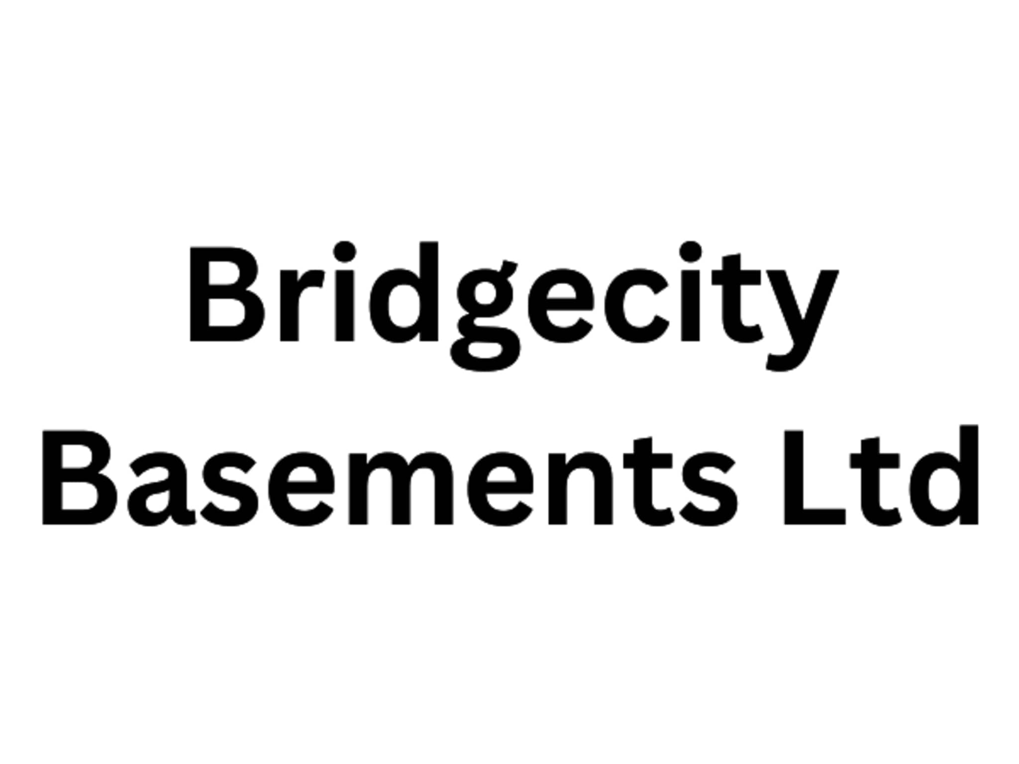 photo Bridgecity Basements Ltd