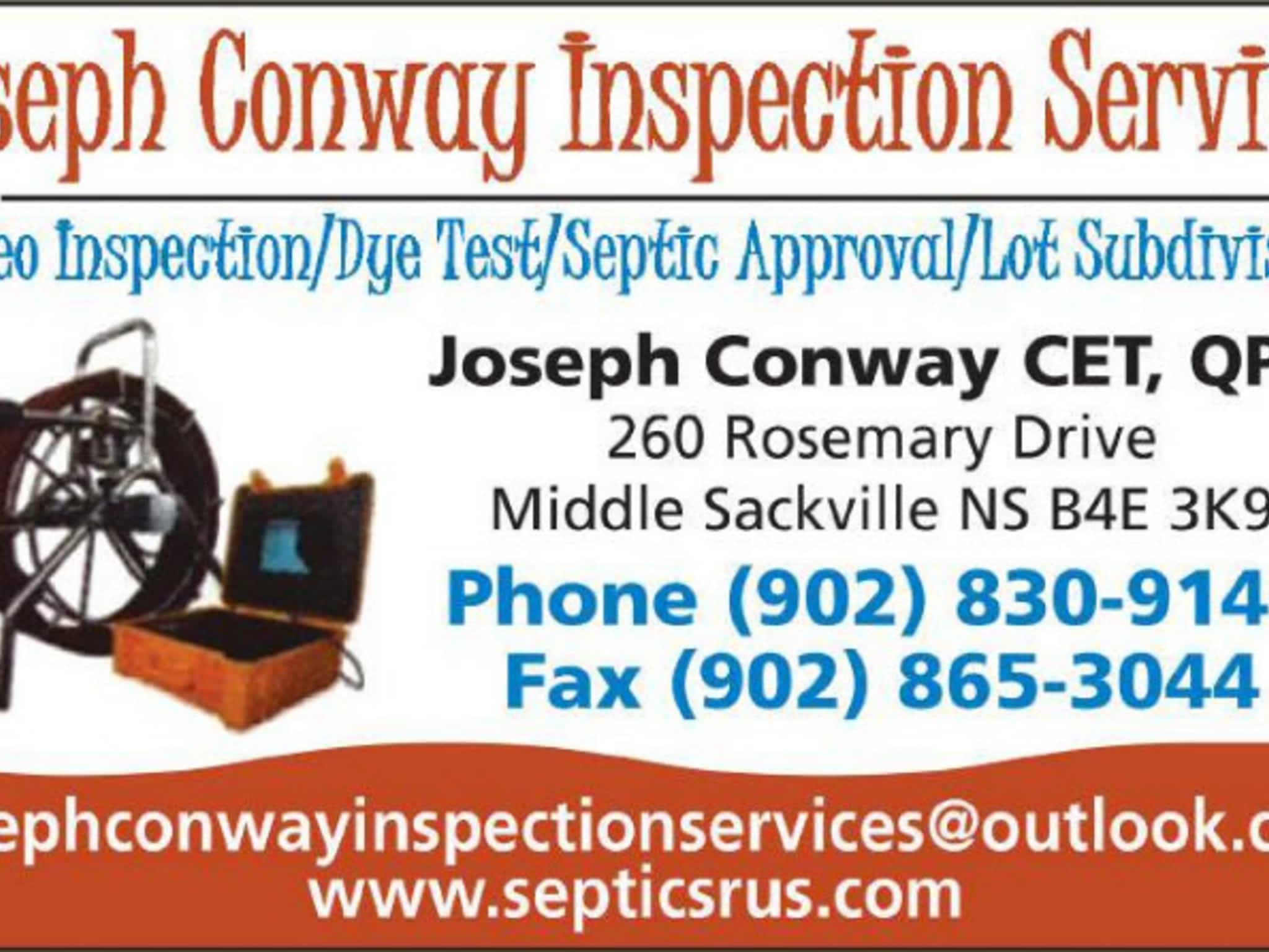 photo Joseph Conway Inspection Services