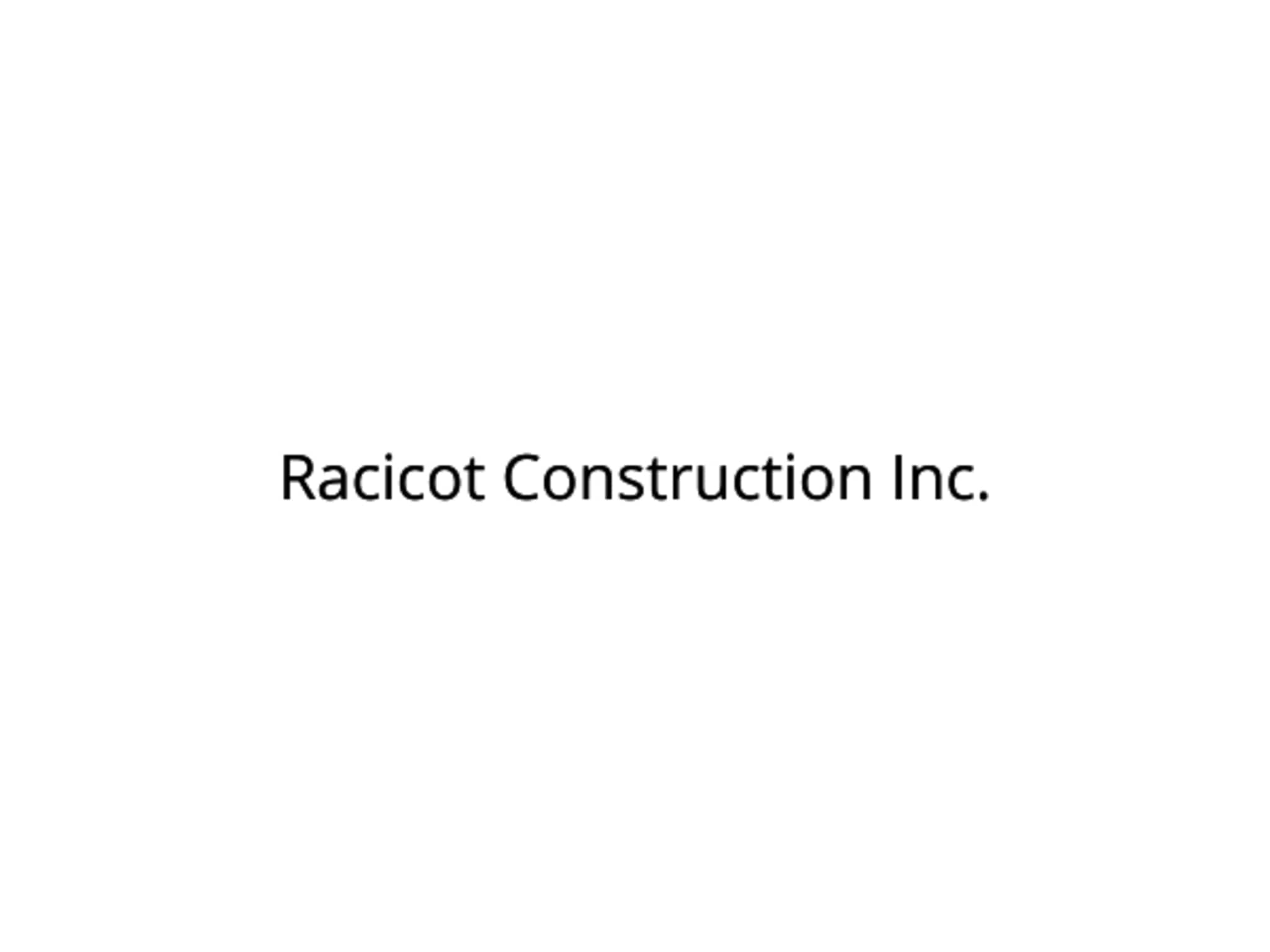 photo Racicot construction inc
