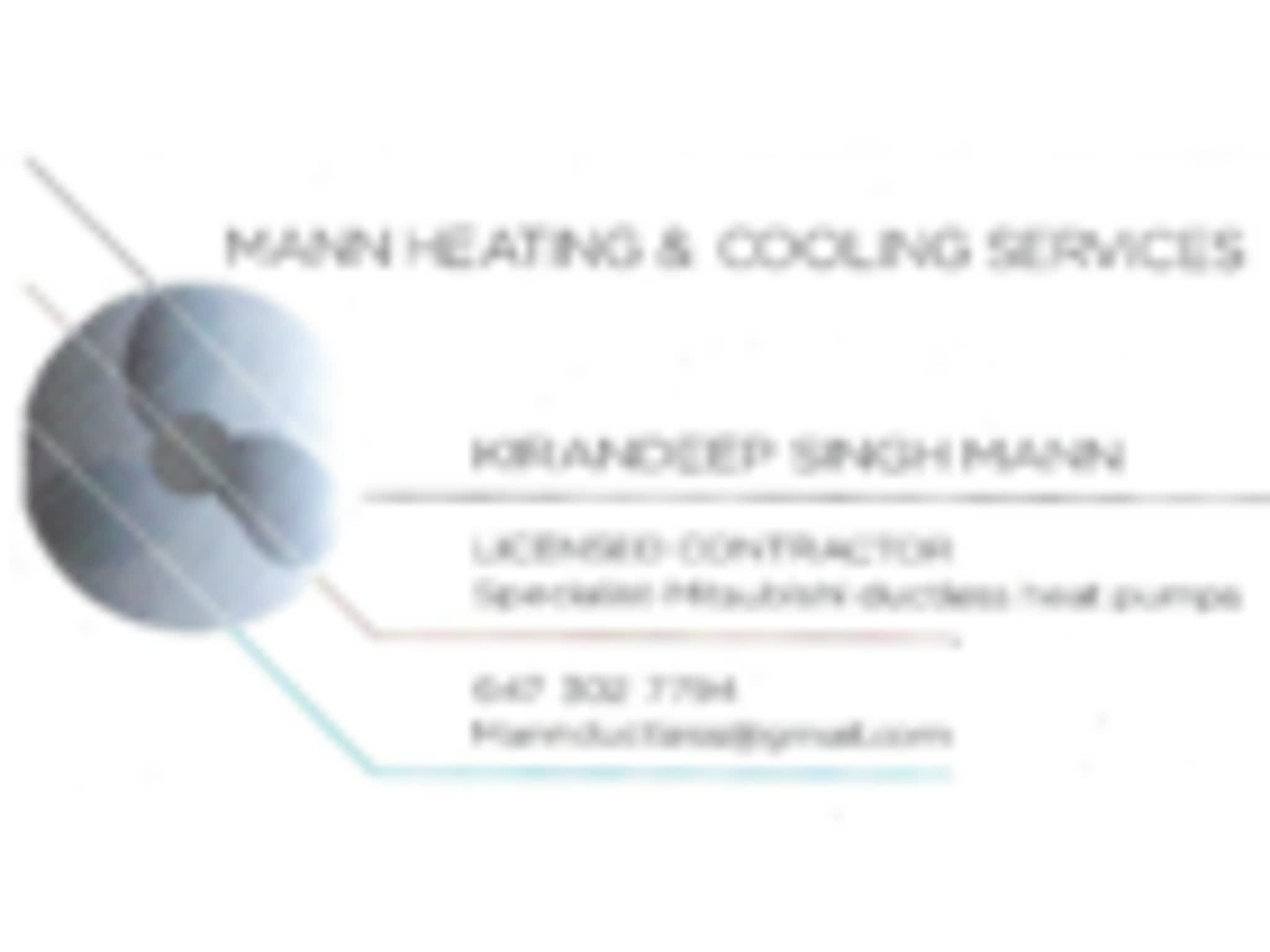 photo Mann Heating and Cooling Services