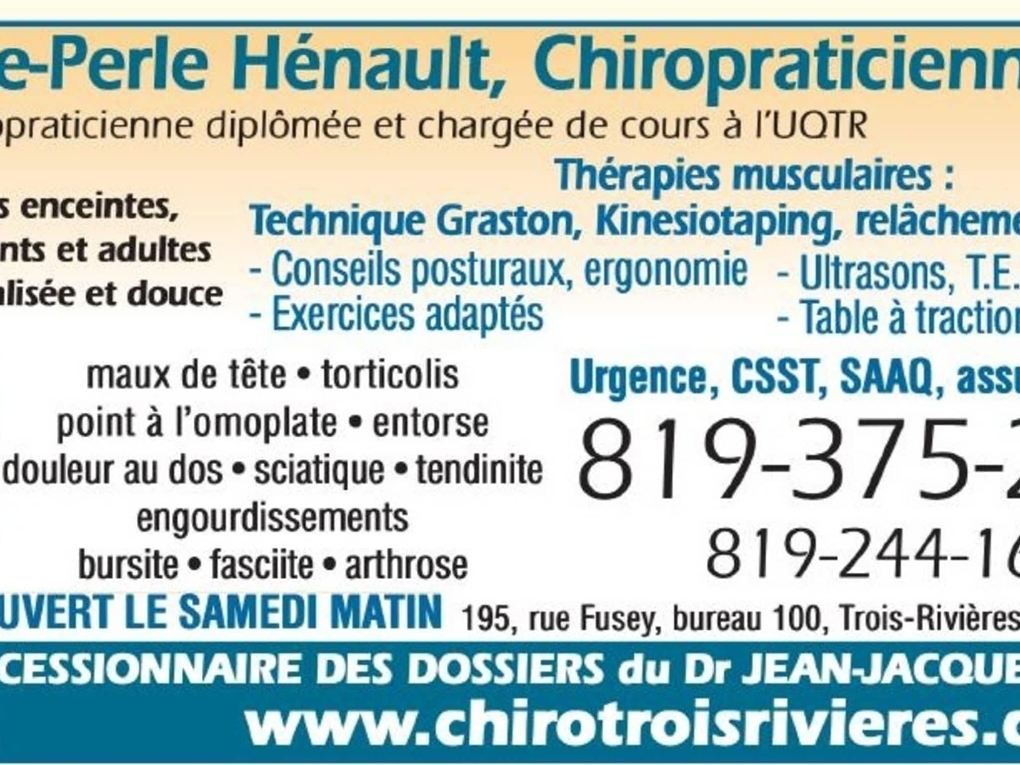photo Clinique Chiropratique Du Cap-De-La-Madeleine