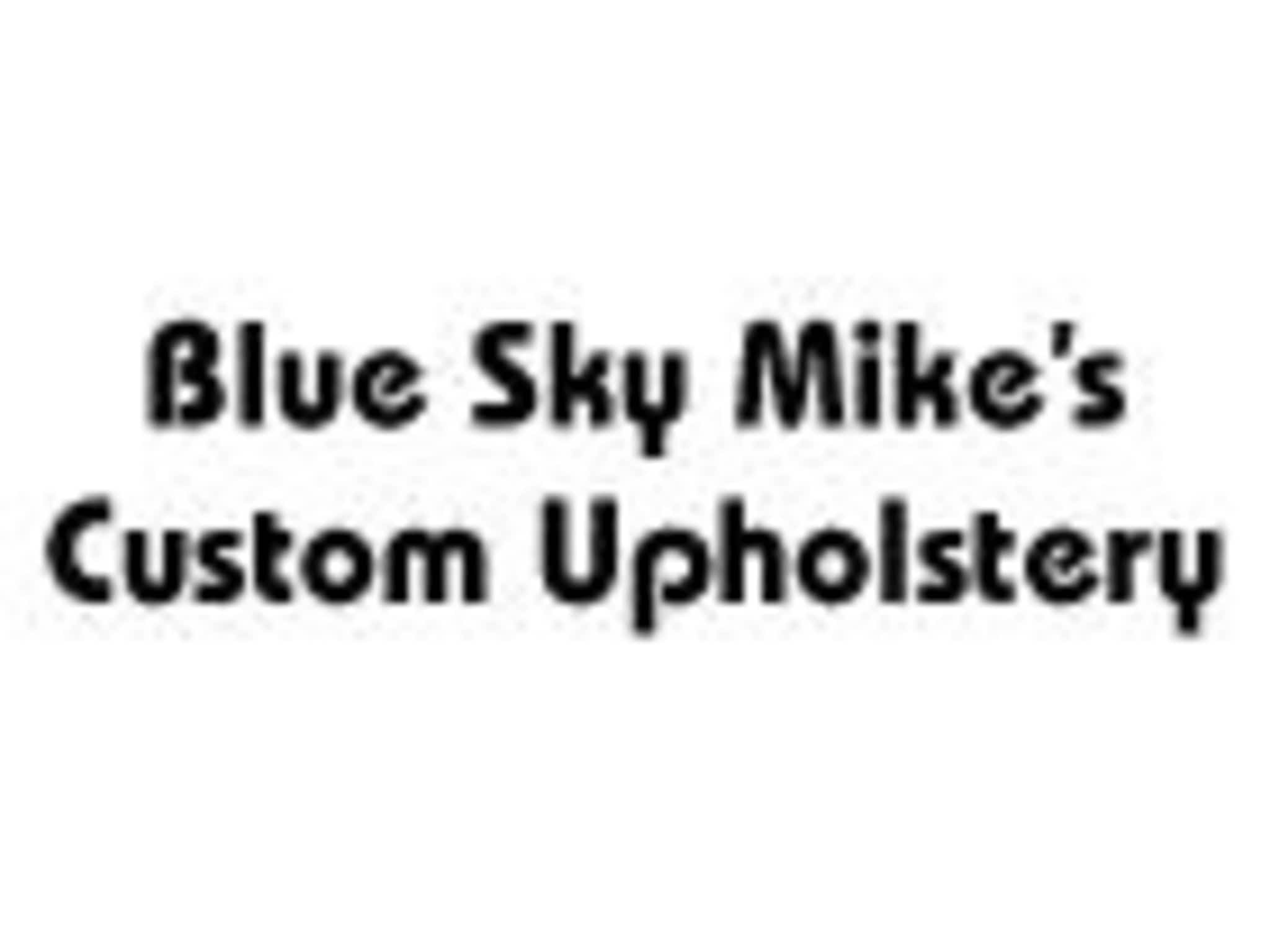 photo Blue Sky Mike's Custom Upholstery