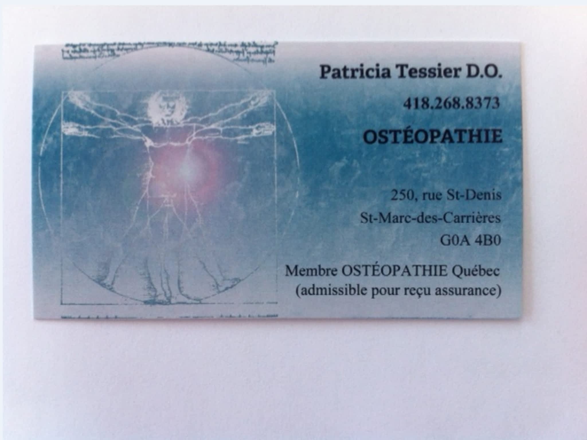 photo Ostéopathie Patricia Tessier