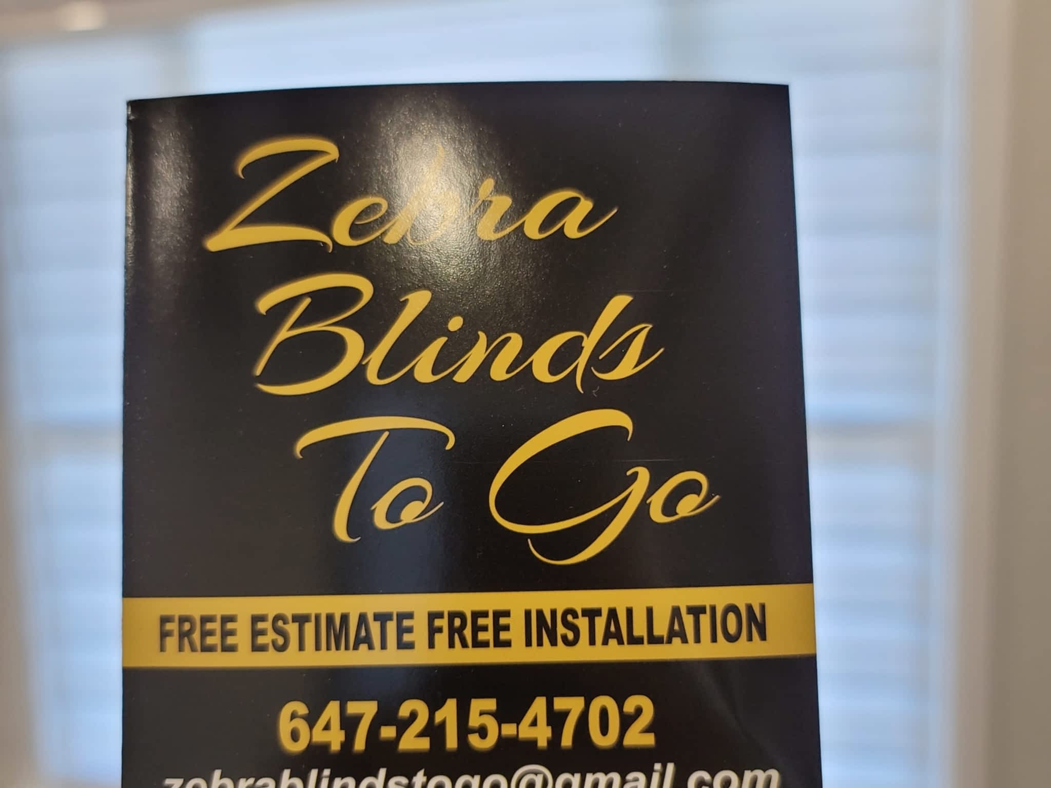 photo Zebra Blinds To Go