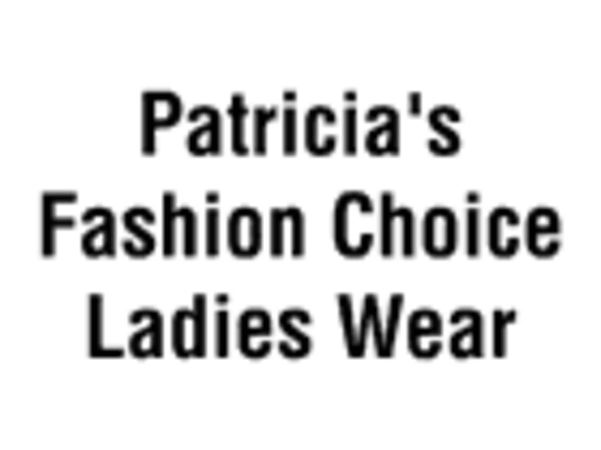 photo Patricia's Fashion Choice Ladies Wear