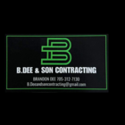 B. Dee and Son Contracting - Water Damage Restoration