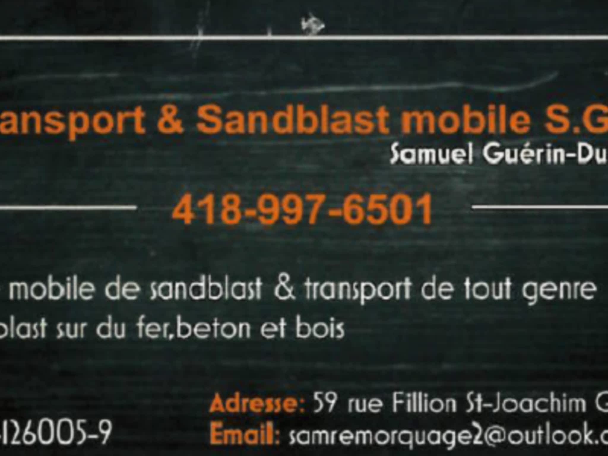 photo Transport & Sandblast SGD