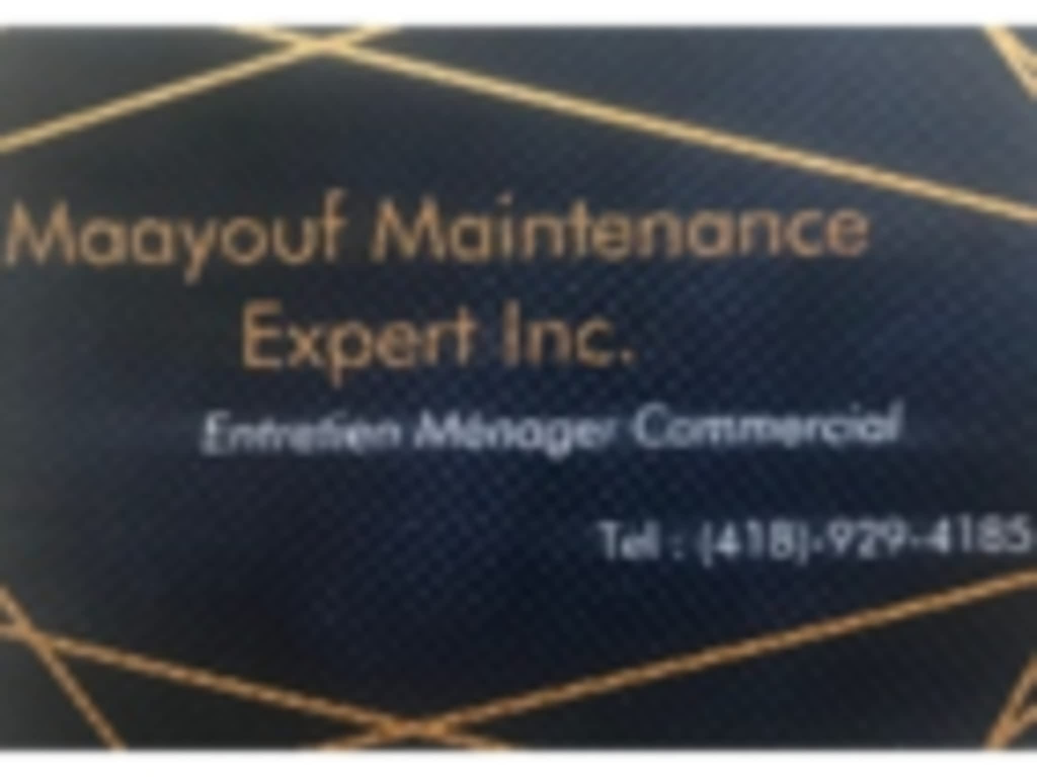photo Maayouf Maintenance Expert Inc.