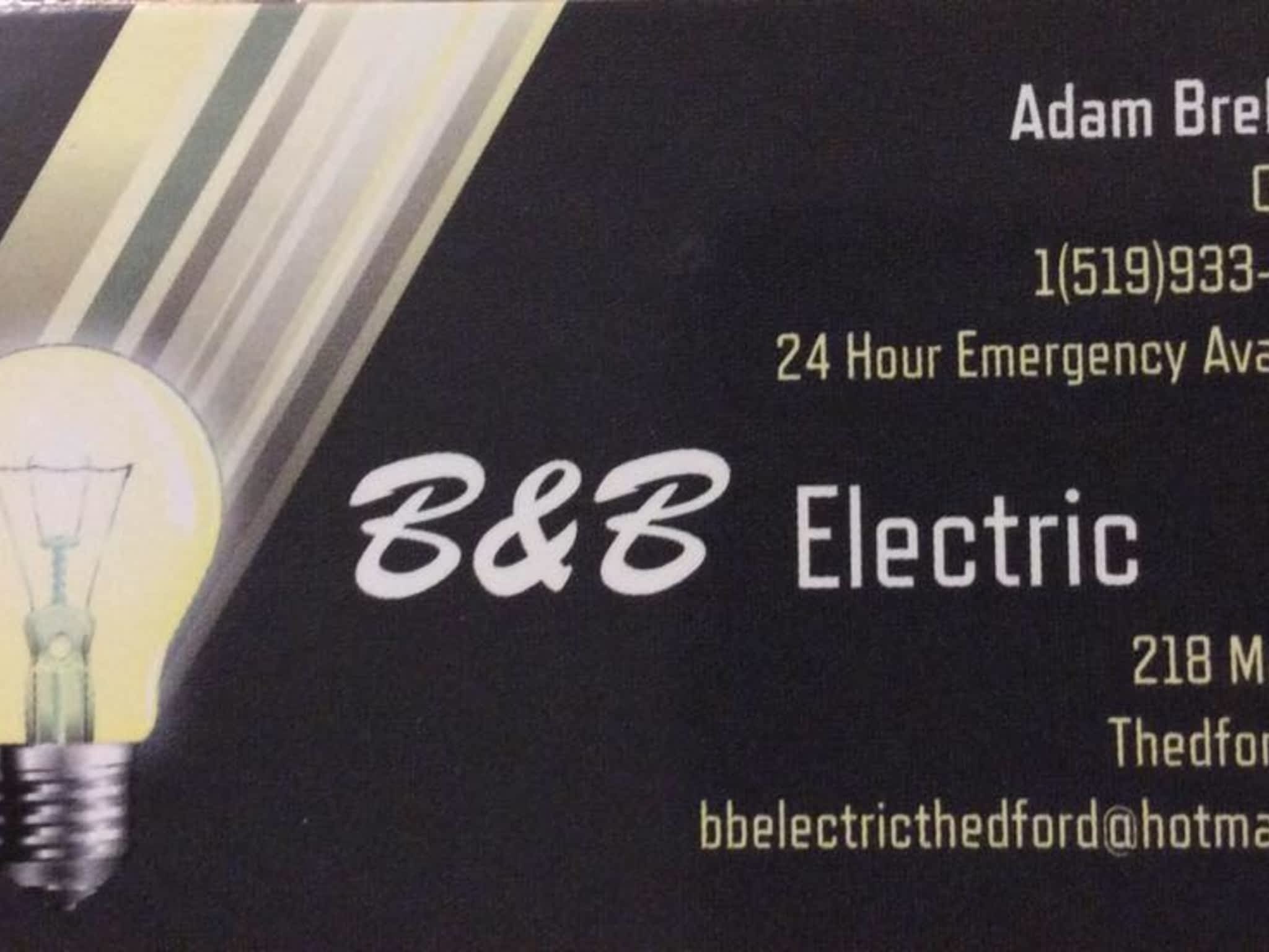 B&B Electric - Thedford, ON - Main St. | Canpages