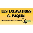 Excavation G Paquin - Installation et réparation de fosses septiques