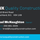 Lux Quality Construction Ltd - Entrepreneurs généraux