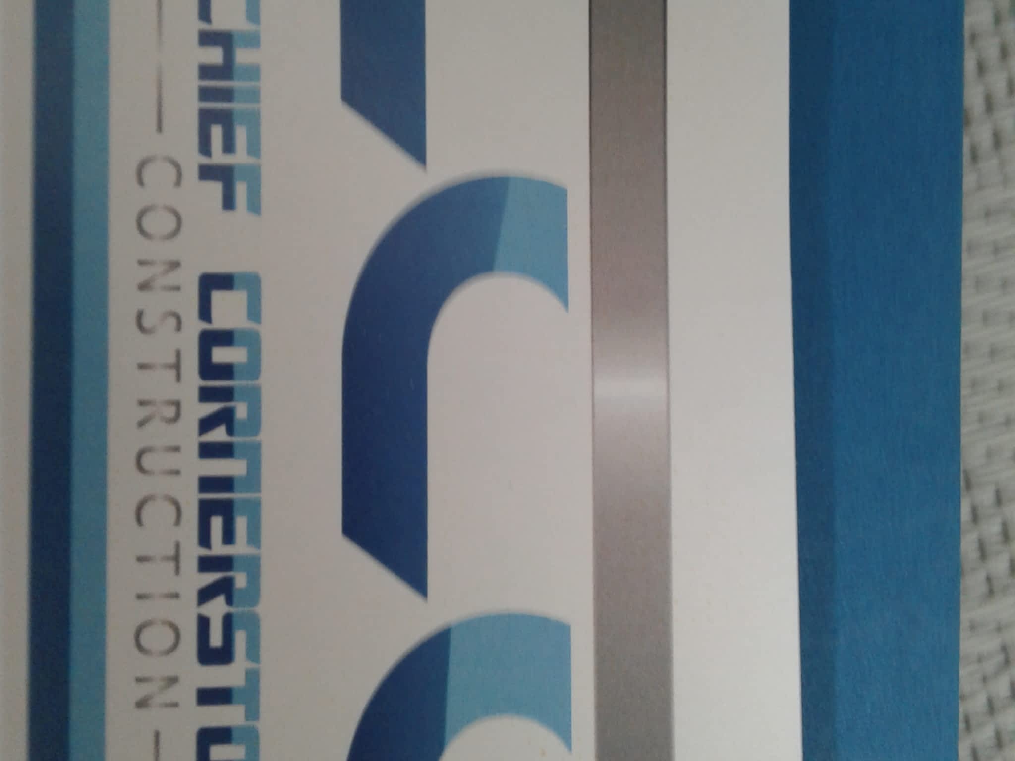 photo Chief Cornerstone Construction