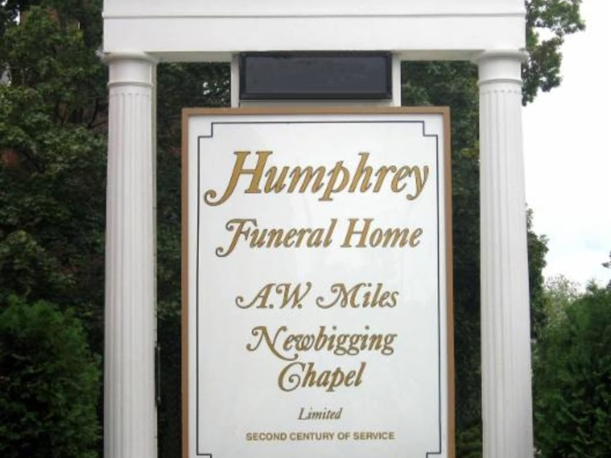 photo Humphrey Funeral Home A W Miles - Newbigging Chapel Limited