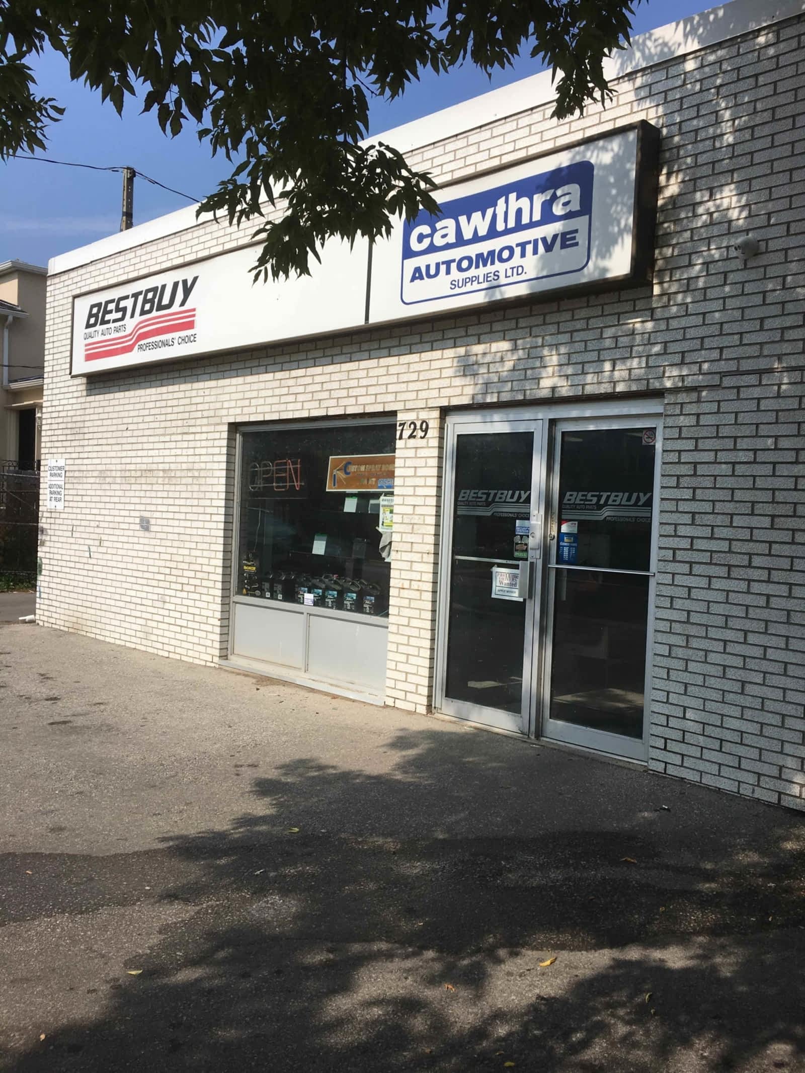 Cawthra Automotive Supplies Ltd Opening Hours 729 Third St