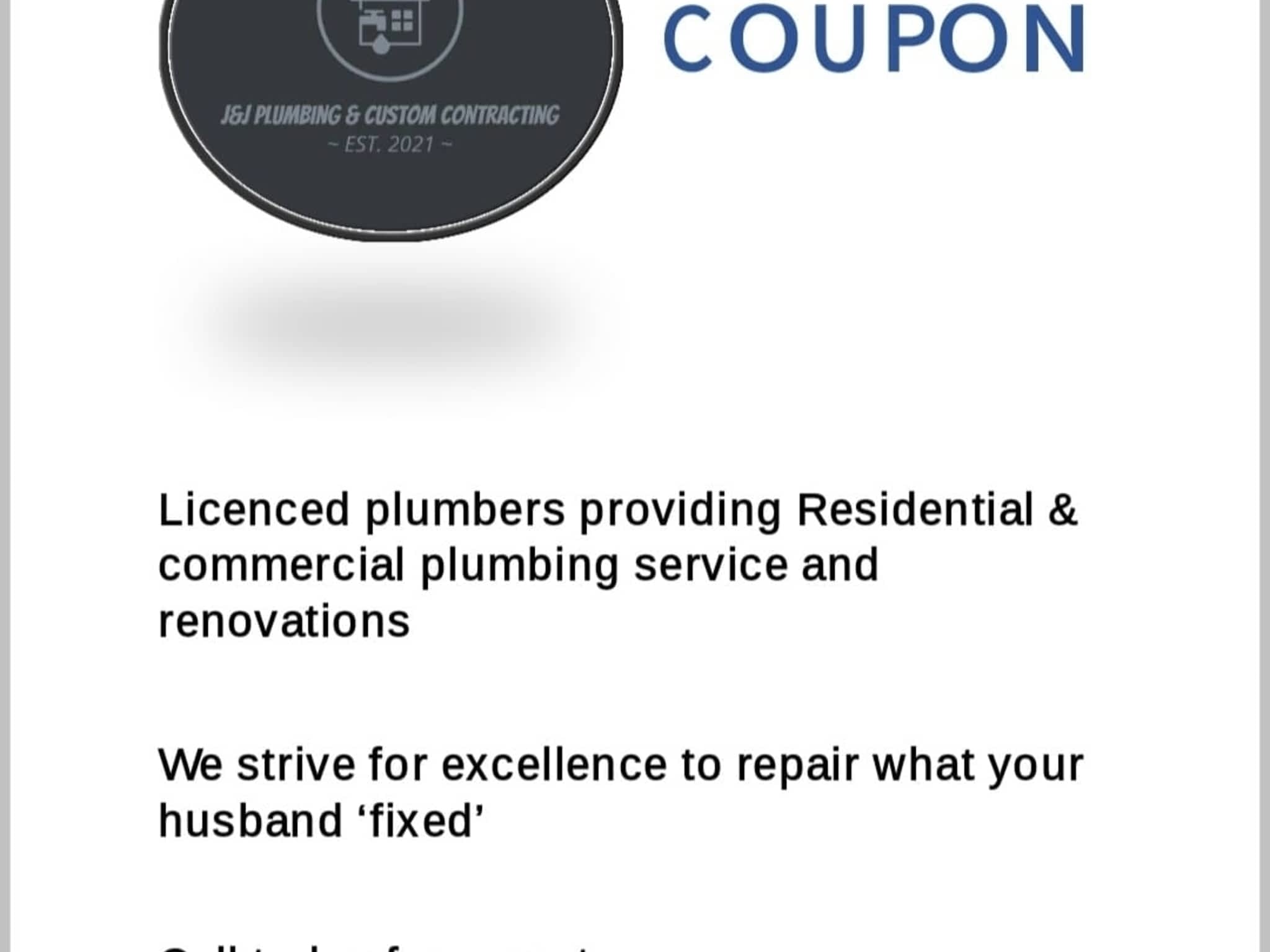 photo J&J Plumbing and Custom Contracting