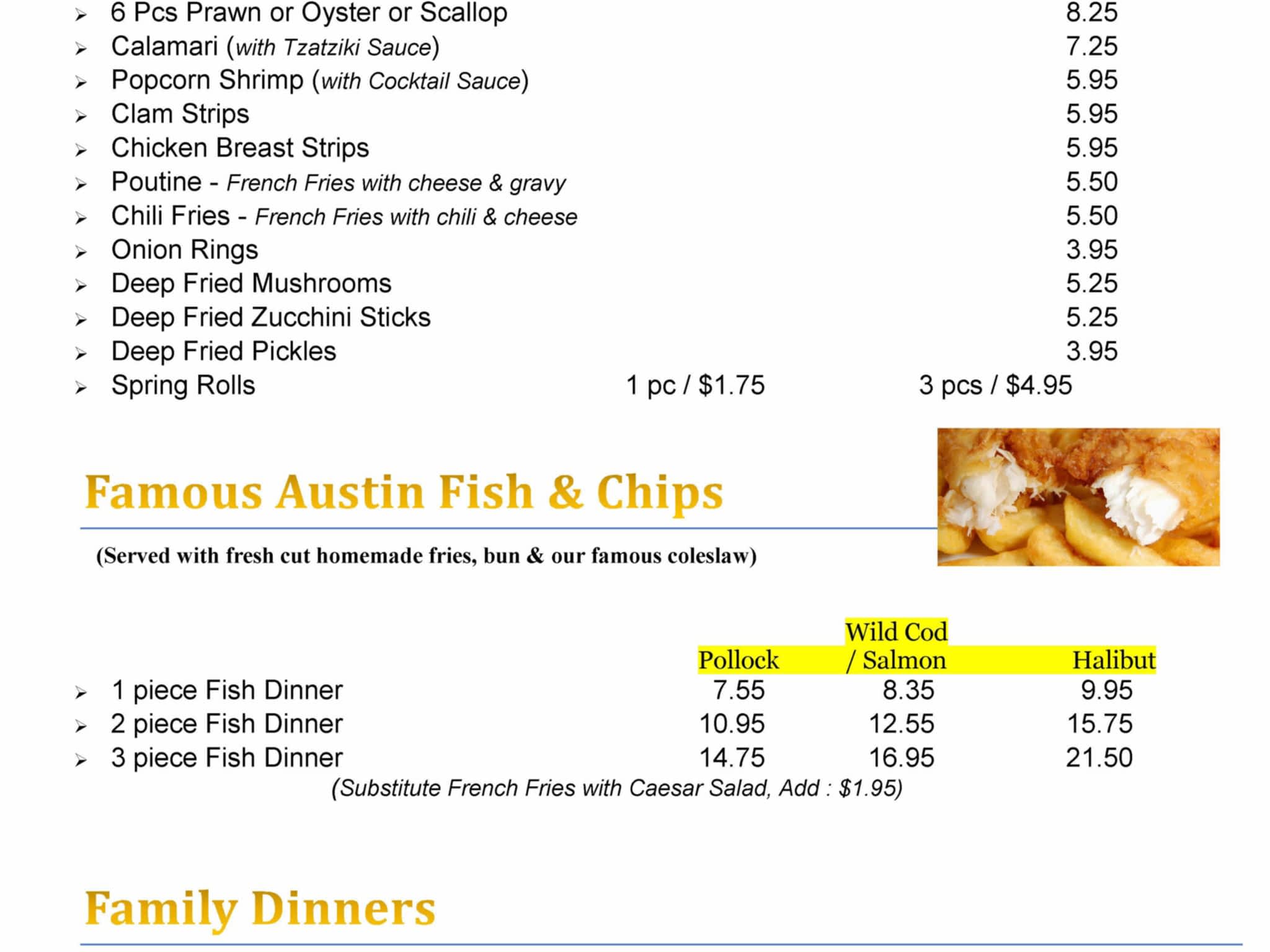 photo Austin Fish & Chips