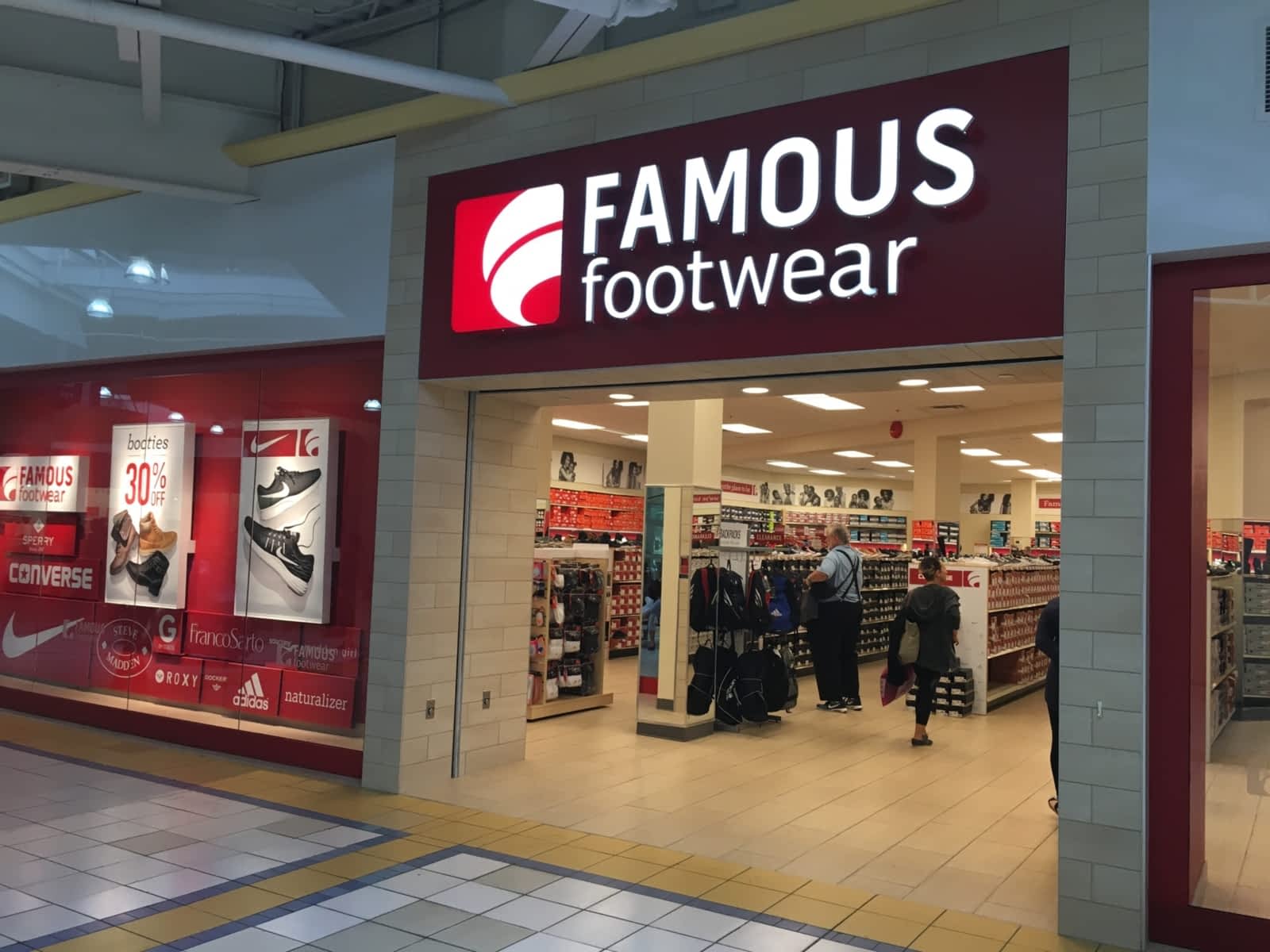 famous footwear shopping