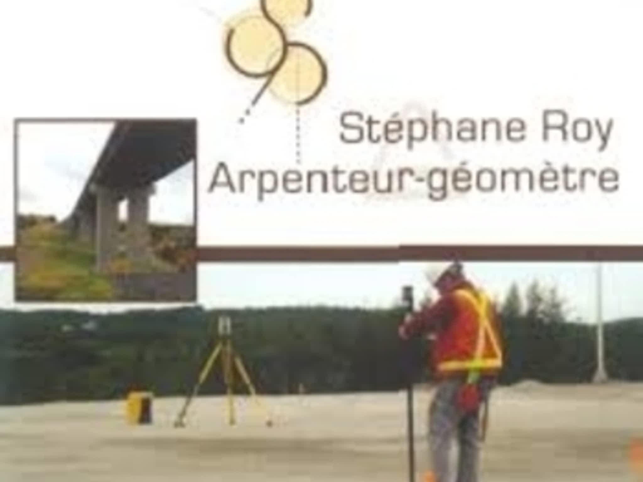 photo Arpenteur Géomètre Stéphane Roy