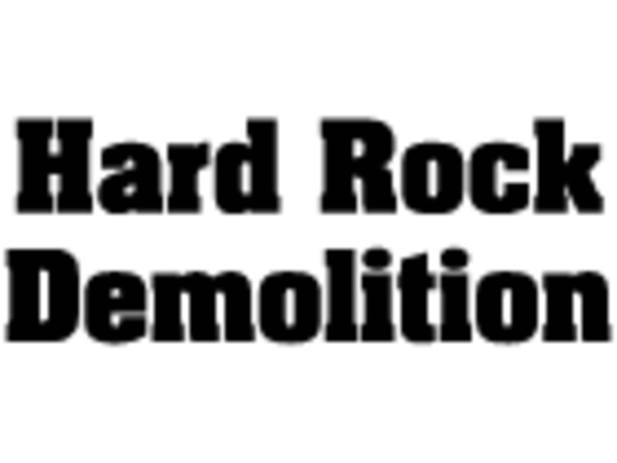 photo Hard Rock Demolition