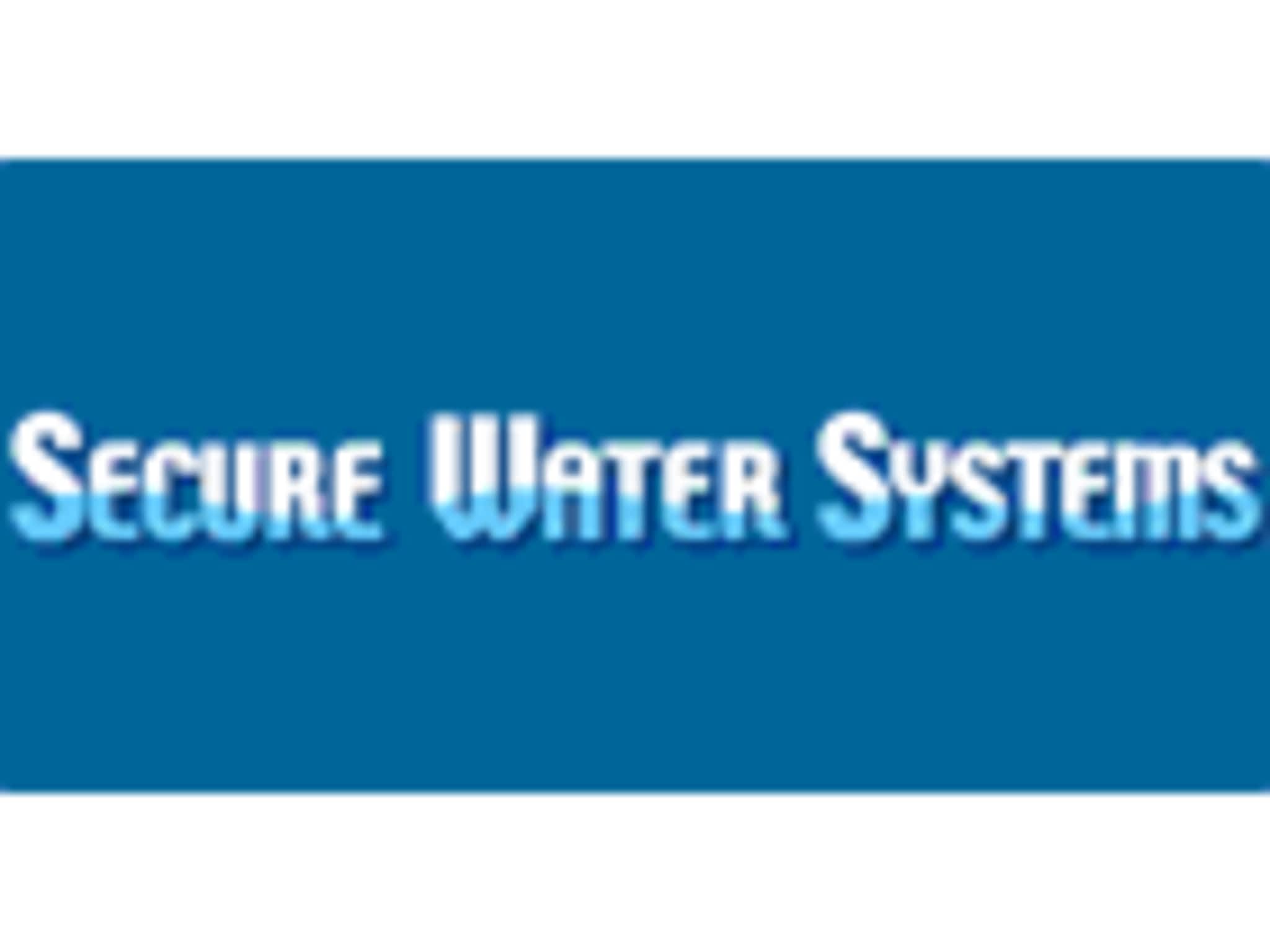 photo Secure Water Systems