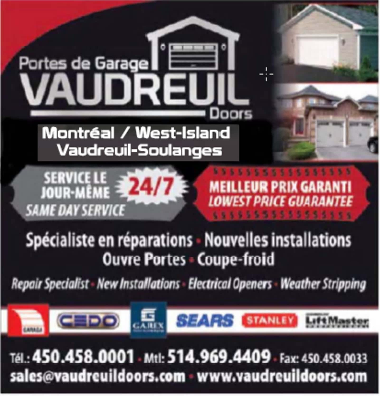 Portes De Garage Vaudreuil Doors Garage Door Repair Service