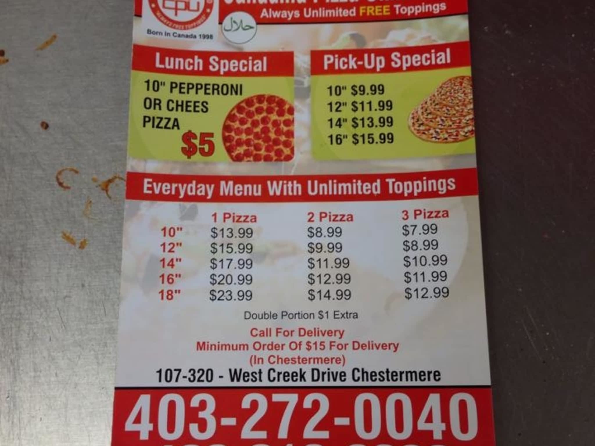 photo Canadian Pizza