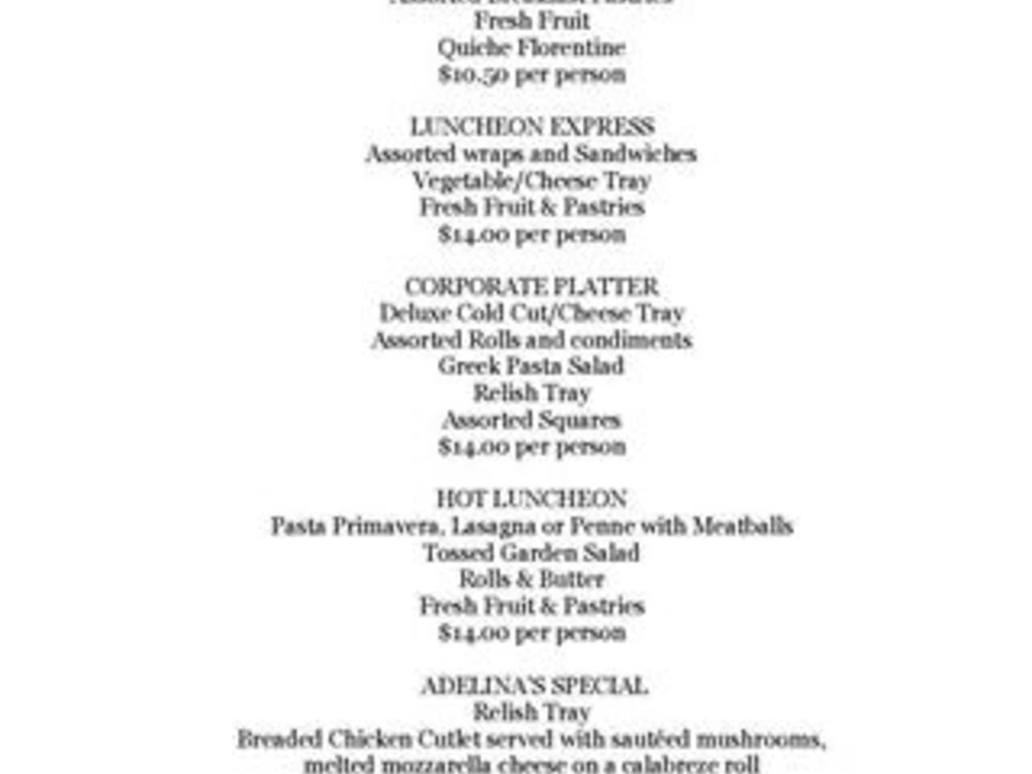 photo Adelina's Catering