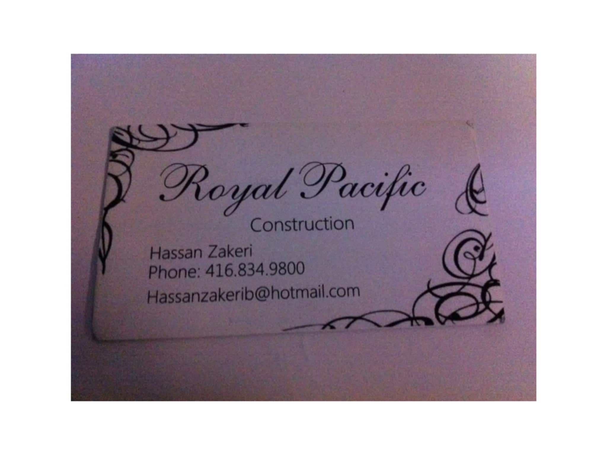 photo Royal Pacific Construction