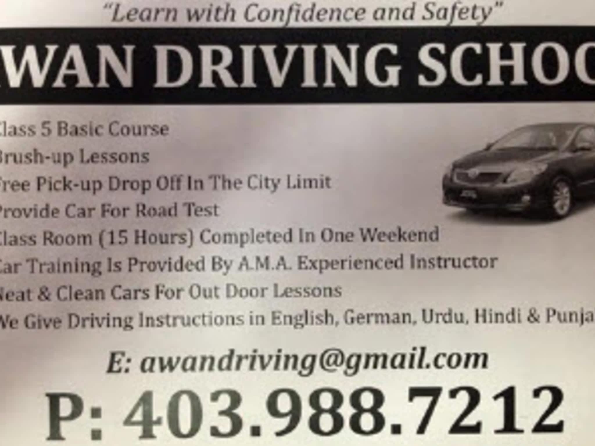 photo Awan Driving School