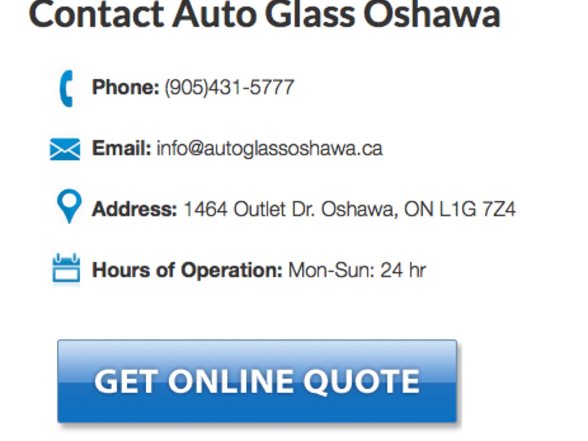 photo Auto Glass Oshawa