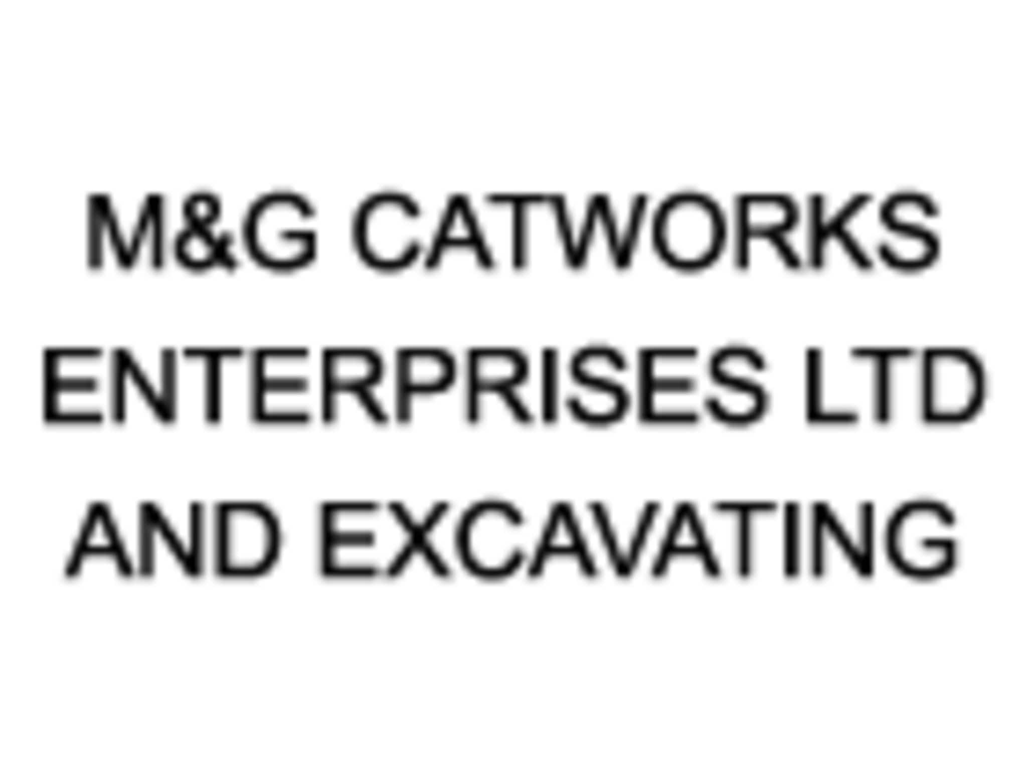 photo M&G Catworks Enterprises Ltd and Excavating