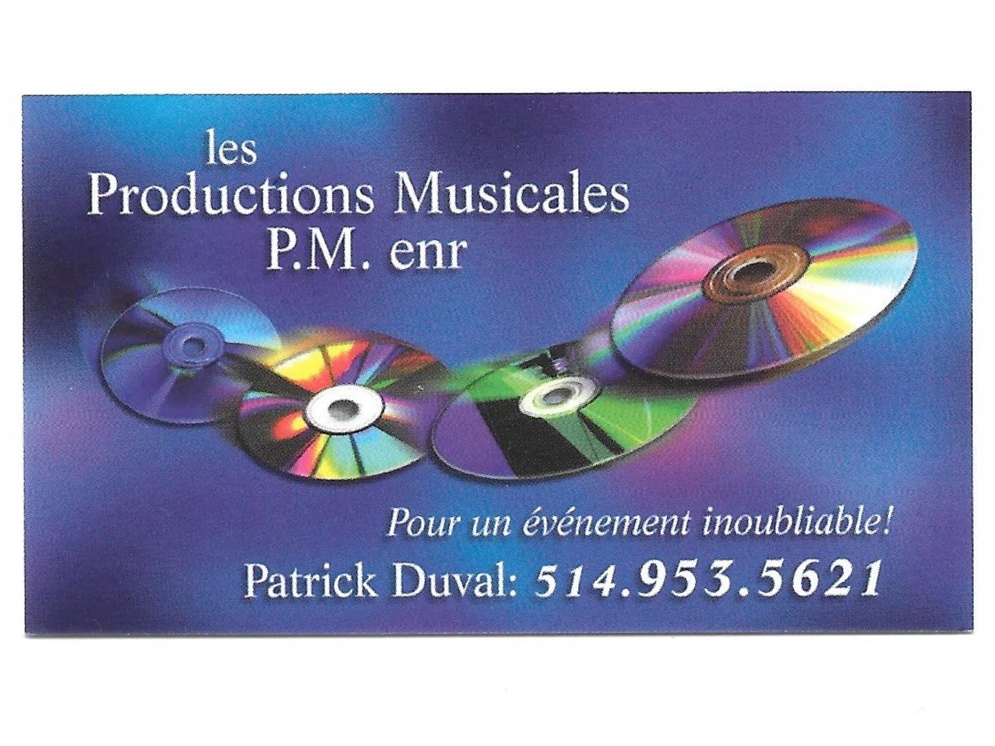 photo Productions Musicales PM