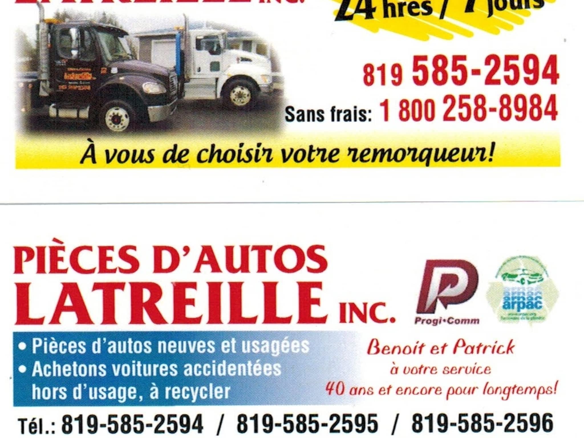 photo Pièces d'Autos Latreille Inc