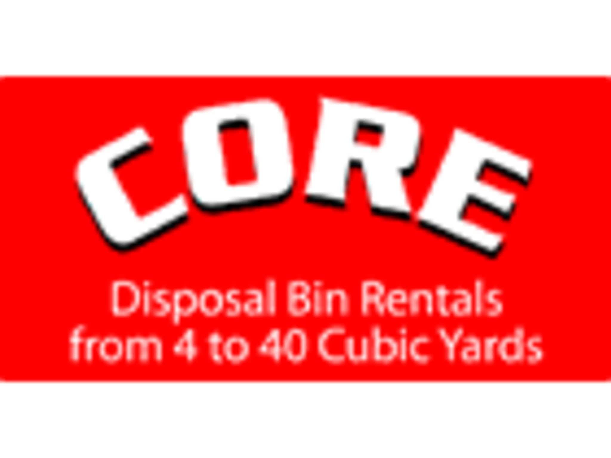 photo Core Disposal & Mini Bins Rental