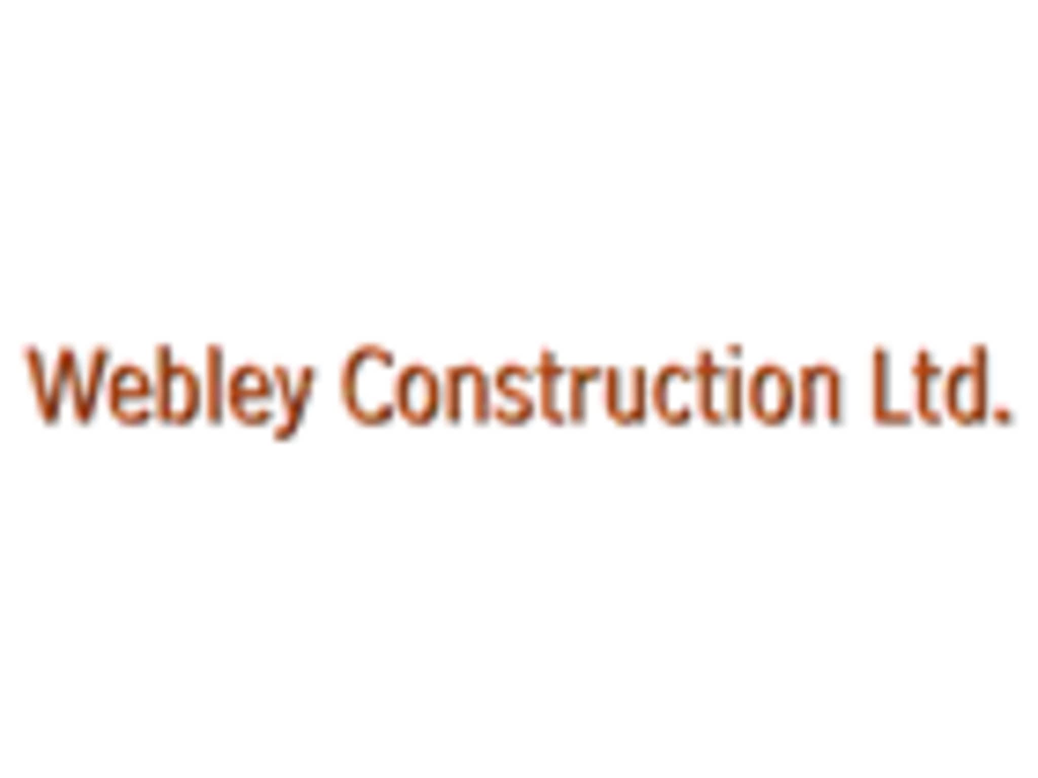 photo Webley Construction Ltd