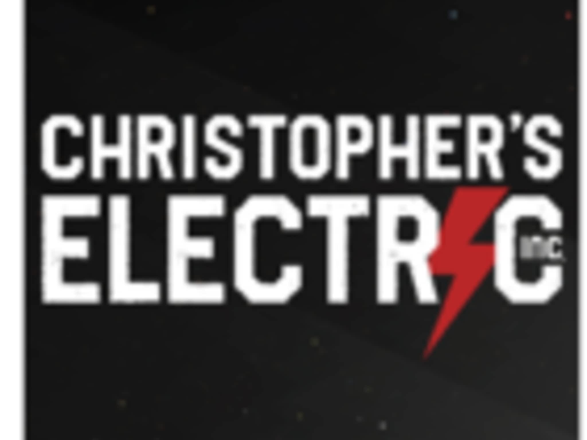 photo Christopher's Electric Inc.