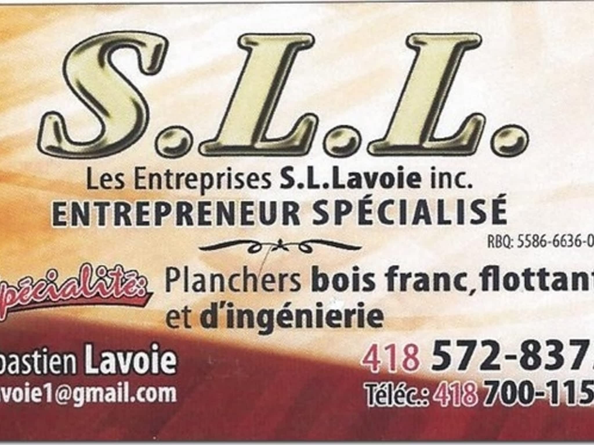 photo Les Entreprises SL Lavoie Inc.