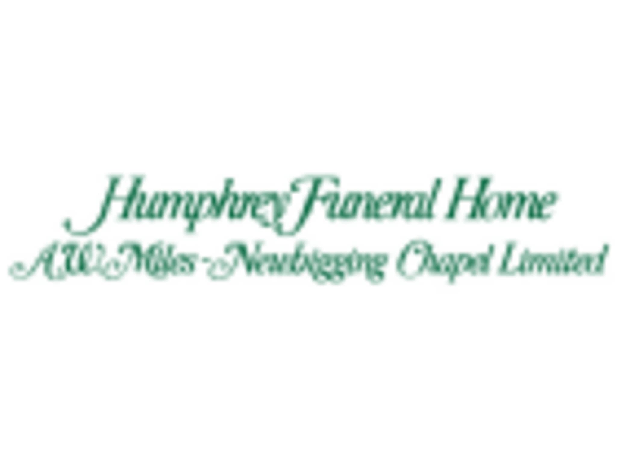 photo Humphrey Funeral Home A. W. Miles - Newbigging Chapel Limited