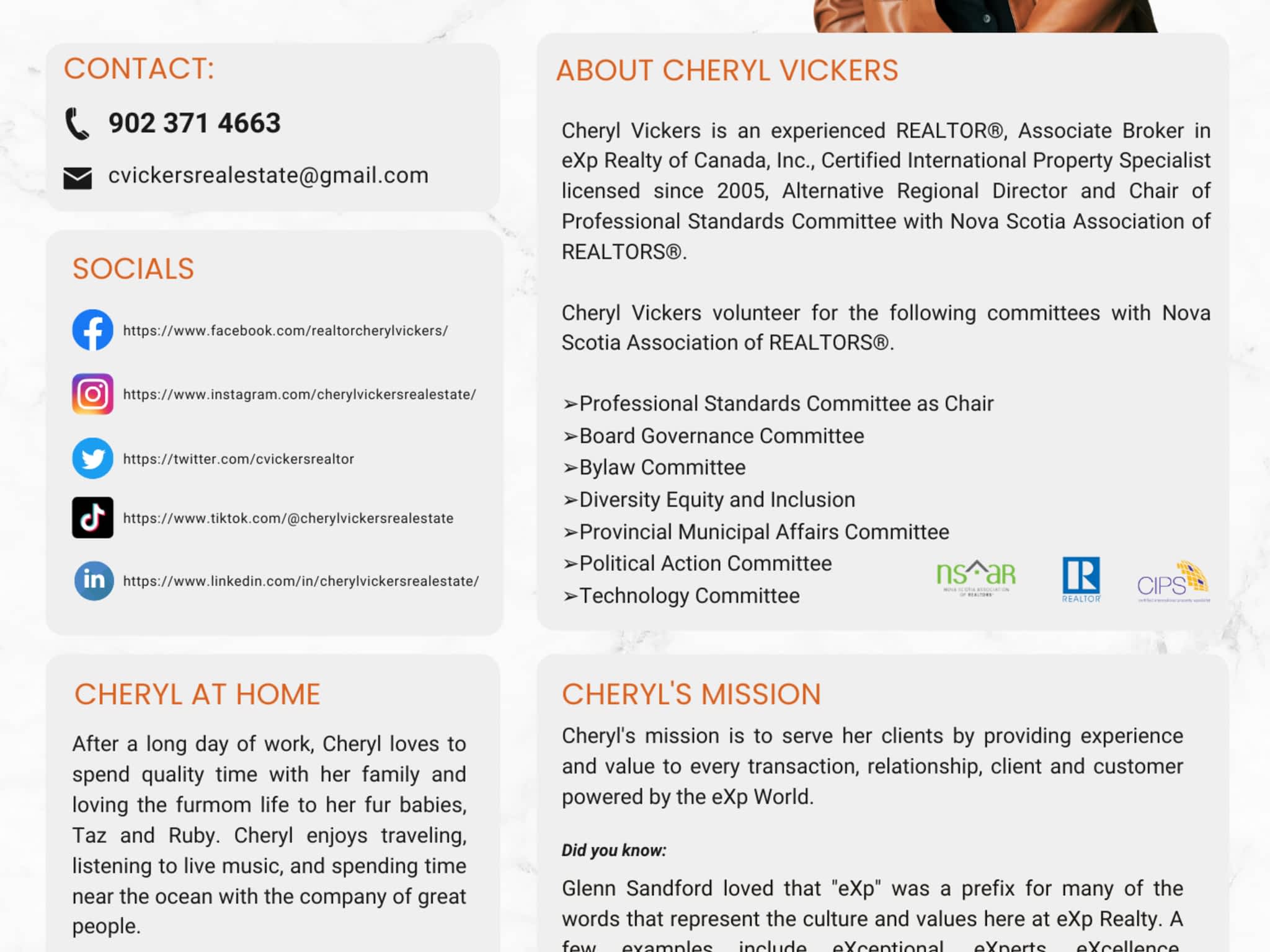 photo Cheryl Vickers - REALTOR® - Associate Broker