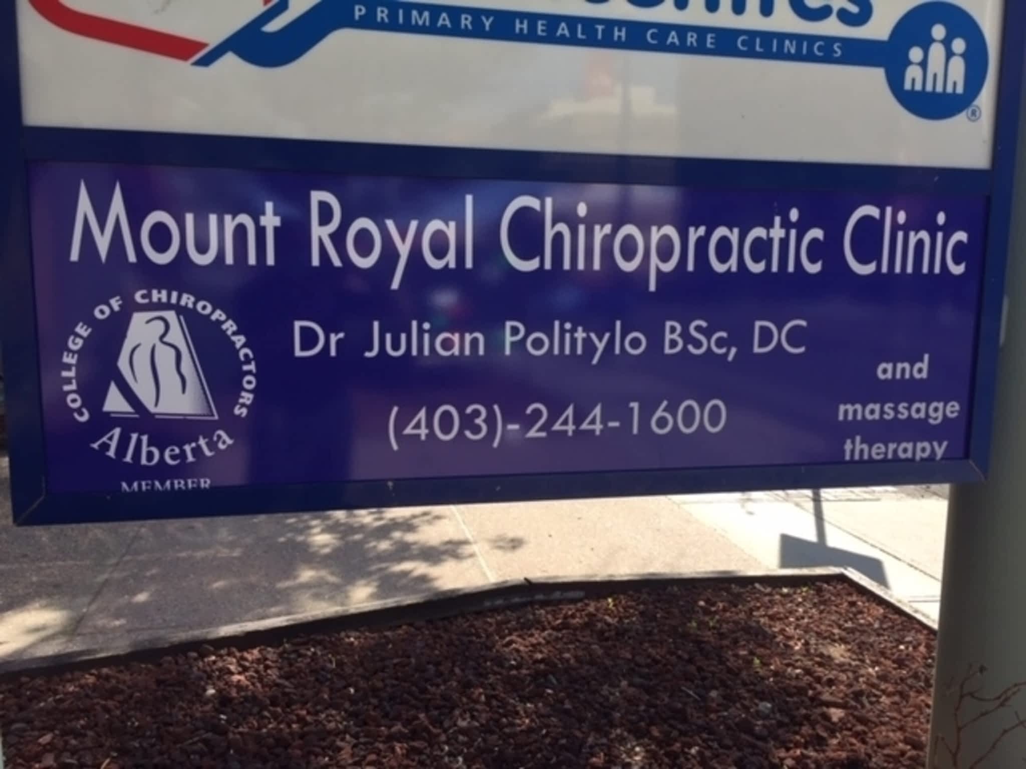 photo Mt Royal Chiropractic Clinic