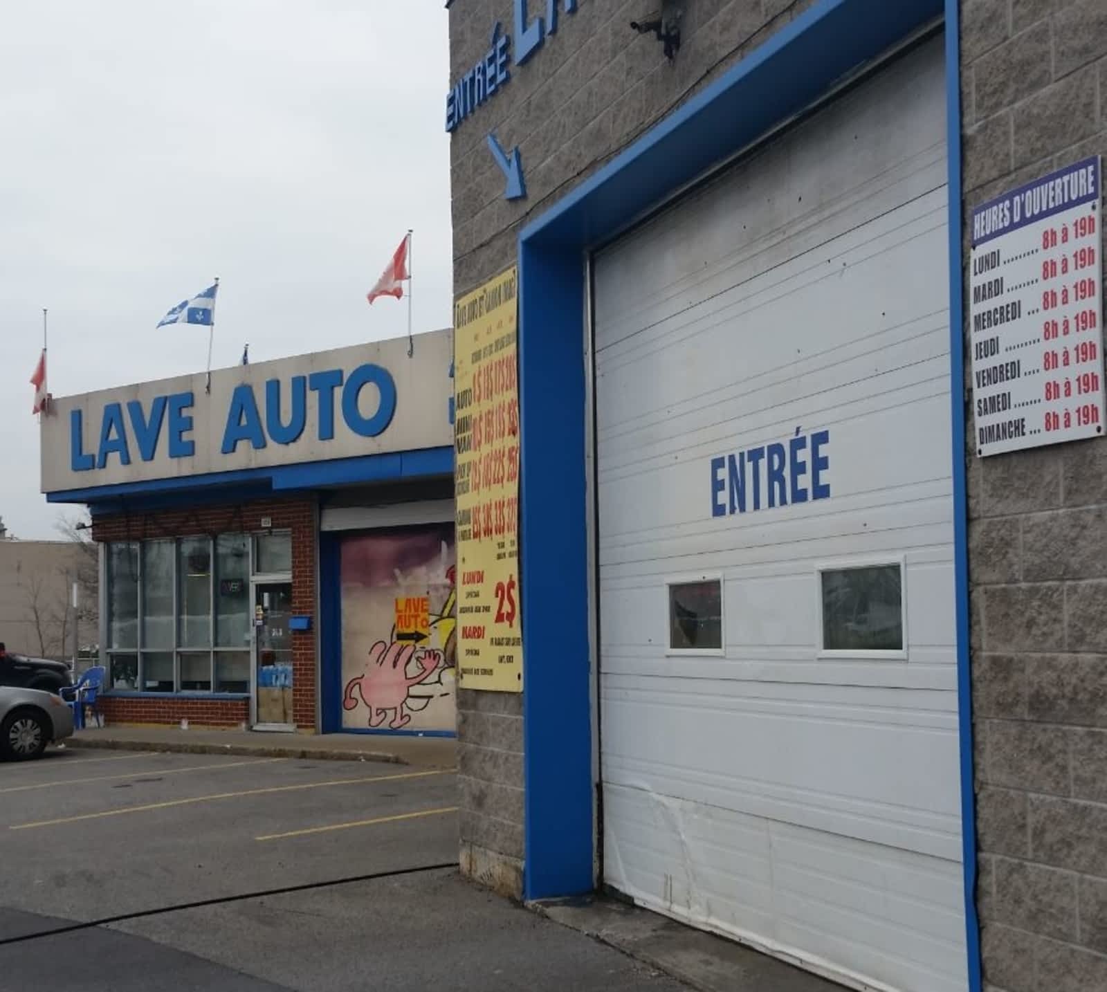 Gentilhomme ruban froid lave auto montréal Admettre La base de données