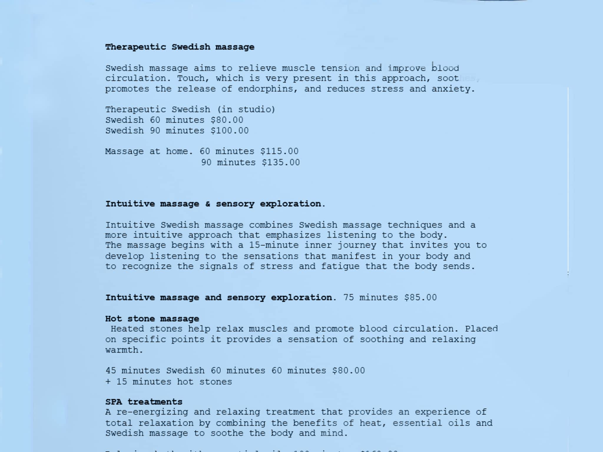 photo Natalie Houle Massothérapeute