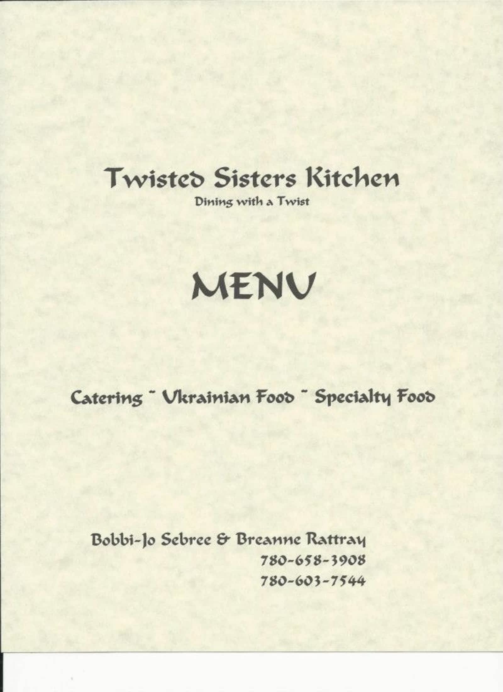 Twisted Sisters Kitchen Opening Hours 4744 50 Ave