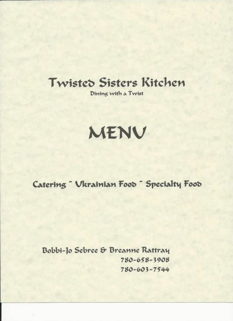 Twisted Sisters Kitchen Vegreville Ab 4744 50 Ave Canpages